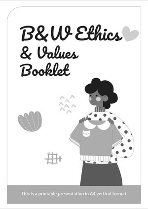 B&W 倫理と価値観の小冊子