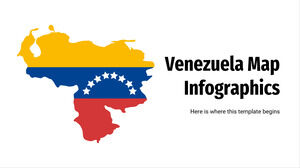 Infografiki mapy Wenezueli