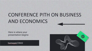Conférence Pitch sur les affaires et l'économie