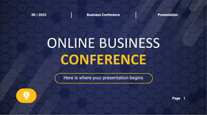 مؤتمر الأعمال عبر الإنترنت