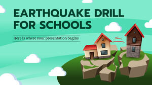 학교용 지진 훈련