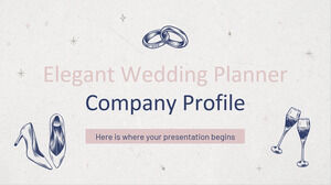 Elegant Wedding Planner Company Profile