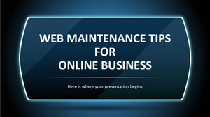 Web Maintenance Tips for Online Business