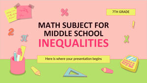 중학교 수학 과목 - 7학년: 불평등