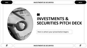 Presentazione investimenti e titoli