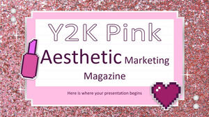 Y2K粉色美学营销杂志