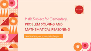 Matematică pentru elementar - clasa a III-a: Rezolvarea de probleme și raționamentul matematic