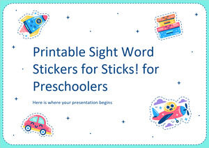 Наклейки со словами для печати на палочках! для дошкольников