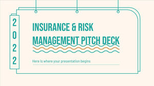 Assicurazione e gestione del rischio Presentazione