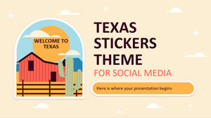 Texas Stickers Theme for Social Media