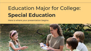 Education Major for College: Special Education
