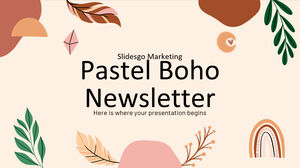 Pastell-Boho-Newsletter