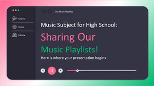 Subiectul muzical pentru liceu: Distribuirea listelor noastre de redare cu muzică!