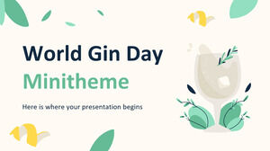 Minitema della giornata mondiale del gin
