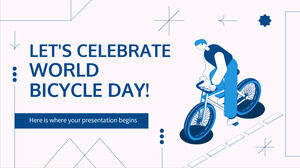 Отмечаем Всемирный день велосипеда!