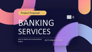 اقتراح مشروع الخدمات المصرفية