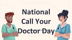 Nationaler „Call Your Doctor Day“.