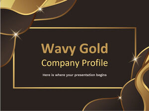 Profilo aziendale ondulato Gold 4:3