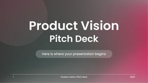 Presentación de la visión del producto