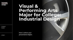 大學視覺與表演藝術專業：工業設計