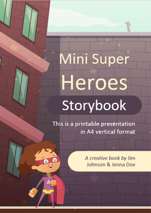 Livre d'histoires Mini Super Heroes