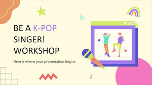 Be a K-Pop Singer! Workshop