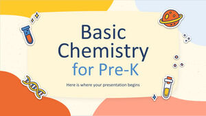 เคมีพื้นฐานสำหรับ Pre-K