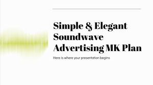 Простой и элегантный план Soundwave Advertising MK Plan