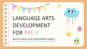 Pre-K를 위한 언어 예술 개발