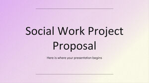 اقتراح مشروع العمل الاجتماعي