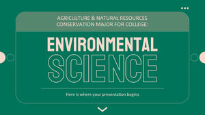 Agricoltura e conservazione delle risorse naturali Maggiore per il college: scienze ambientali
