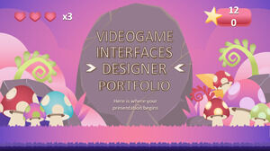Portfólio de designers de interfaces de videogame