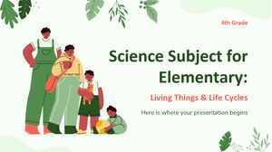 초등학교 - 4학년을 위한 과학 과목: 생명체 및 수명 주기