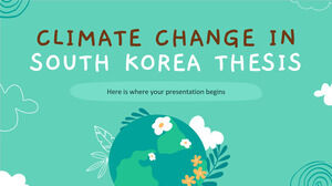 Изменение климата в Южной Корее Диссертация