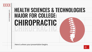 Hauptfach Gesundheitswissenschaften und -technologien für das College: Chiropraktik