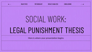 العمل الاجتماعي: العقوبة القانونية - مع أطروحة