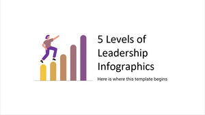 5 livelli di infografica di leadership