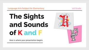 小学1年生の言語芸術科目：kとfの光景と音