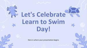 讓我們慶祝學游泳日！