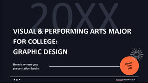 Arte vizuale și spectacole pentru facultate: Design grafic