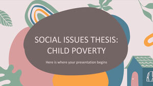 Tesis Masalah Sosial: Kemiskinan Anak