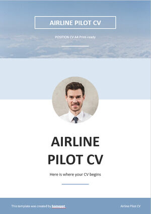 Maskapai Pilot CV
