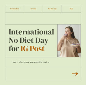 Ziua internațională fără dietă pentru IG Post