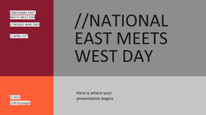 Ulusal Doğu Batı ile Buluşuyor Günü