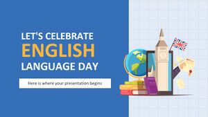 Let's Celebrate English Language Day