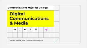 대학 커뮤니케이션 전공: 디지털 커뮤니케이션 및 미디어