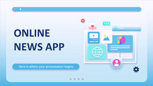 Online-Nachrichten-App