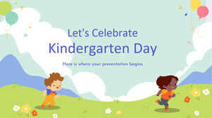 Let's Celebrate Kindergarten Day