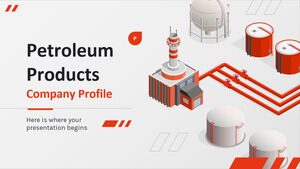 Profilul companiei de produse petroliere