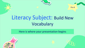 Alphabetisierungsfach für die Vorschule: Neues Vokabular aufbauen
